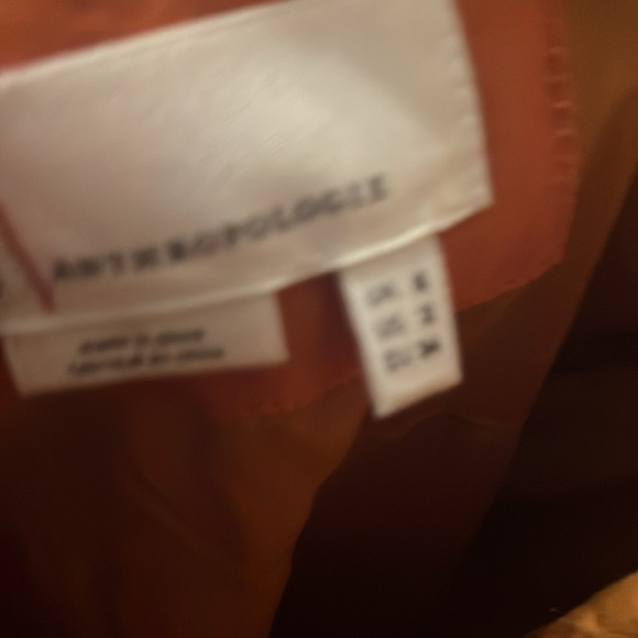 Elegant gold Anthropologie maxi slip dress - Picture 4 of 6